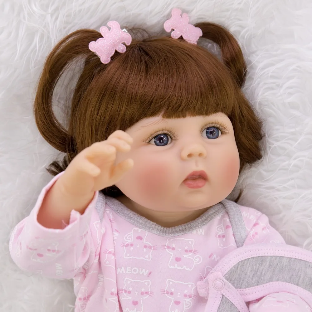 Boneca reborn baby brinquedos 2" 57 см загара кожа полное Силиконовое боди для новорожденных, для девочек куклы игрушки для детей подарки на день