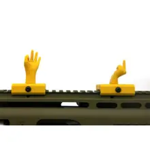 Новинка прицелы для 21 мм широкое рельсовое крепление база пластик прицел Модификация аксессуары Забавный охотничий прицел крепление украшение