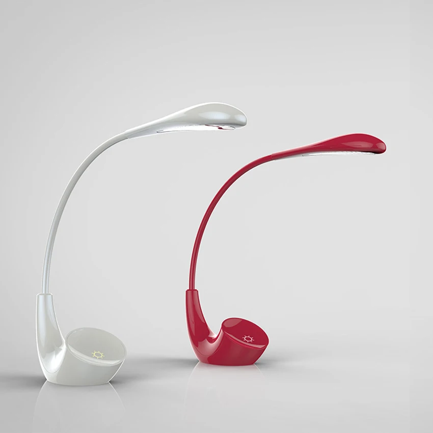 

Desk Lamp Rechargeable, 4000K 3 Brightness Levels Desk Light, Touch Control Adjustable Led Kids Desk Lamp, Flexible Hose