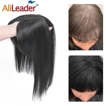 

Clip In Hairpiece 3 Clip In One Piece Hair Extension 8Color Synthetic Hair With Bangs For Women Heat Resistant Fake Hairpieces