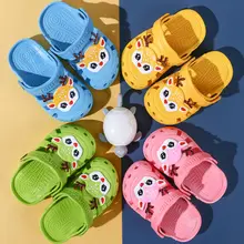 

Colorful Soft Sole Children Clogs Summer Comfort Non-Slip Outdoor Beach Sandals PVC Breathable Kids Shoes Boy Girls Garden Shoes