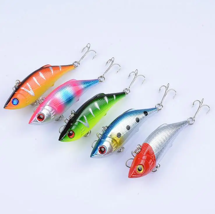 

5-color fishing lure full swimming layer vibrating VIB 8 cm 11.8 g fake bionic bait fishing tackle