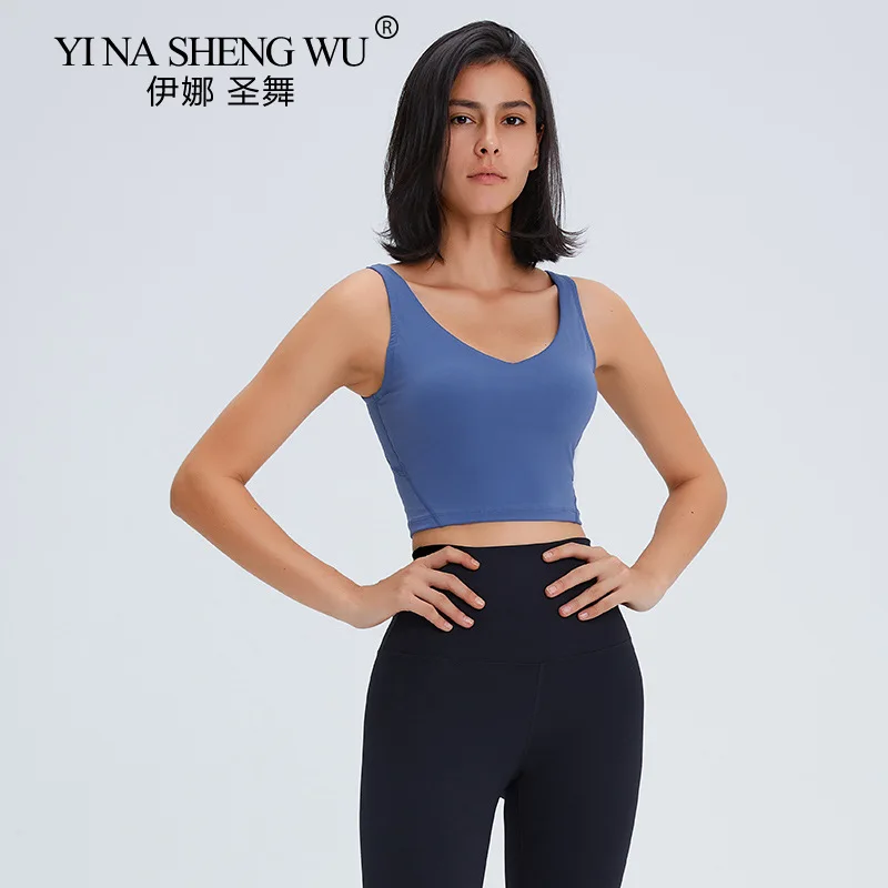 

Buttery Soft Yoga Crop Tops Beautiful Back Women Naked Feel Padded Athletic Gym Workout Running Fitness Sport Bras Sportswear