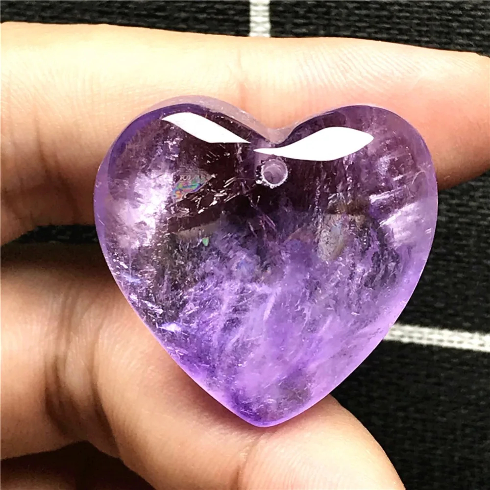 Heart Amethyst Pendant (85)