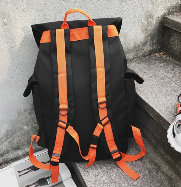 Fashionable Mens Street Backpack Teenagers Oxford Laptop College Bag Unisex Multi Function Casual Travel Bags Mochila DF179