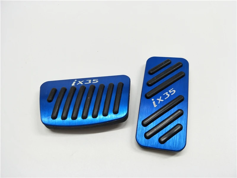Car pedals For Hyundai IX35 Accelerator Pedal Brake Pedal Footrest Pedal - Color Name: AT