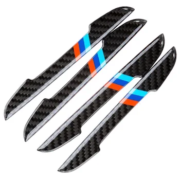 

4pcs Edge Corner Protector Decor Trim Sporty Door Scratch Bumper Scuff For BMW Styling Mouldings Decorative Stickers