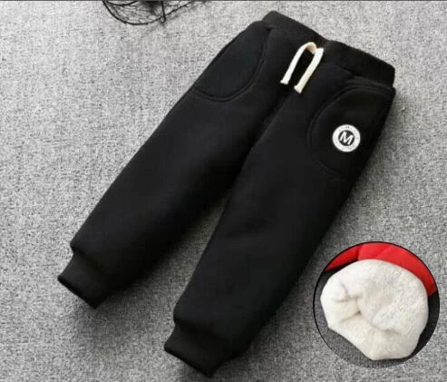 Утепленные штаны для мальчиков и девочек зимние теплые бархатные 2020 новые