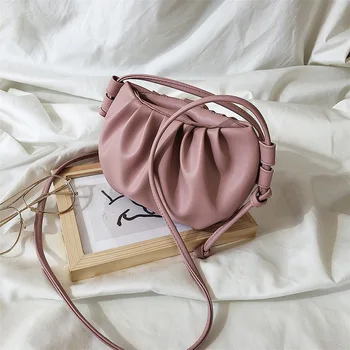 

Candy Color PU Leather Shoulder Messenger Bags For Women 2020 Small Crossbody Bag Travel Chain Handbags and Purses high quality