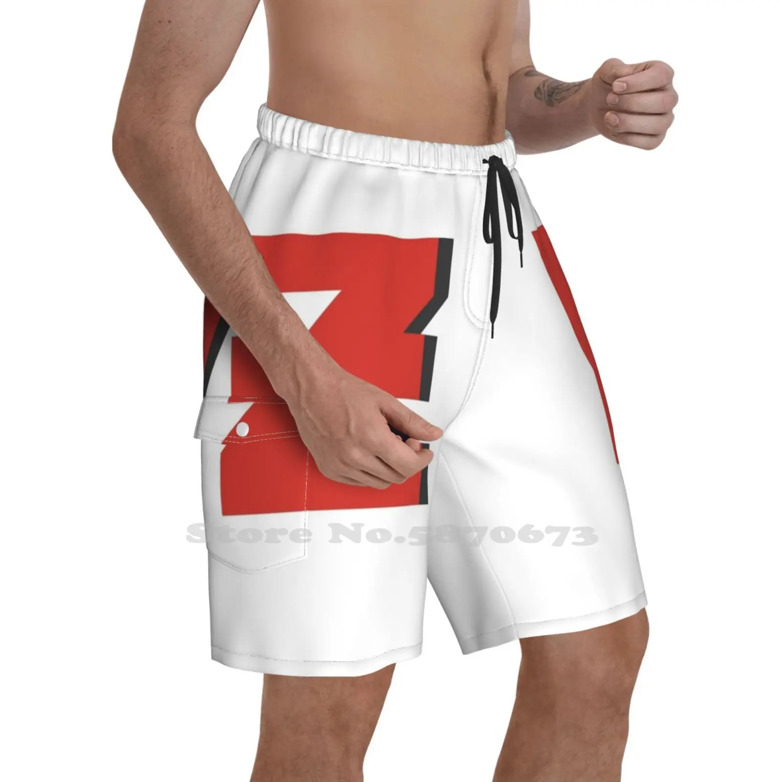 

Yz Motocross Logo 1980'S Fashion New Men'S Beach Shorts Motocross Logo Retro Vintage Yz Yz250 Yz490 1980S Moto Cross