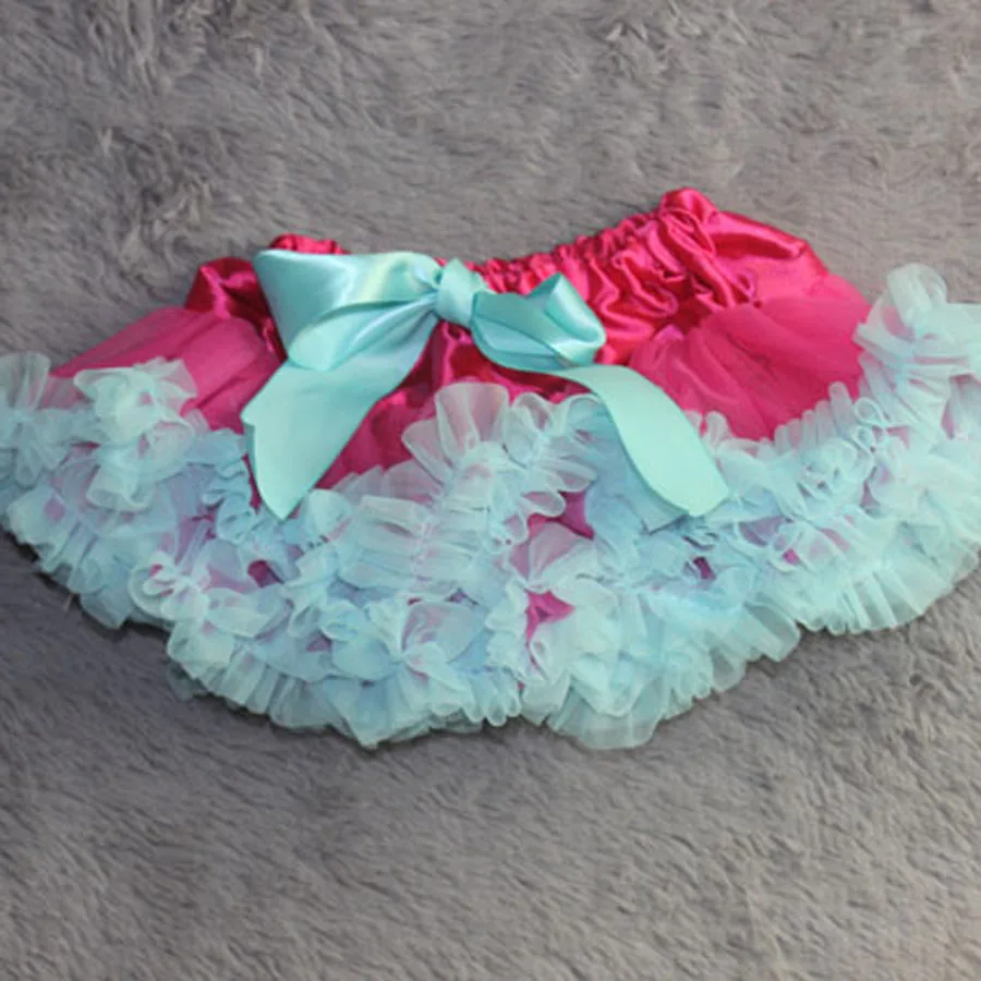 Юбка-пачка Одежда для маленьких девочек; нарядная одежда; юбка-пачка балетная юбка, пачка летняя одежда аксессуары для фотографирования новорожденных, ярко-розовым шифоном