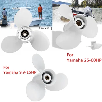 

Aluminum Boat Outboard Propeller 3 Blades 8 Spline Tooth R Rotation 683-45941-00-EL For Yamaha Outboard Engines 9.9-15HP