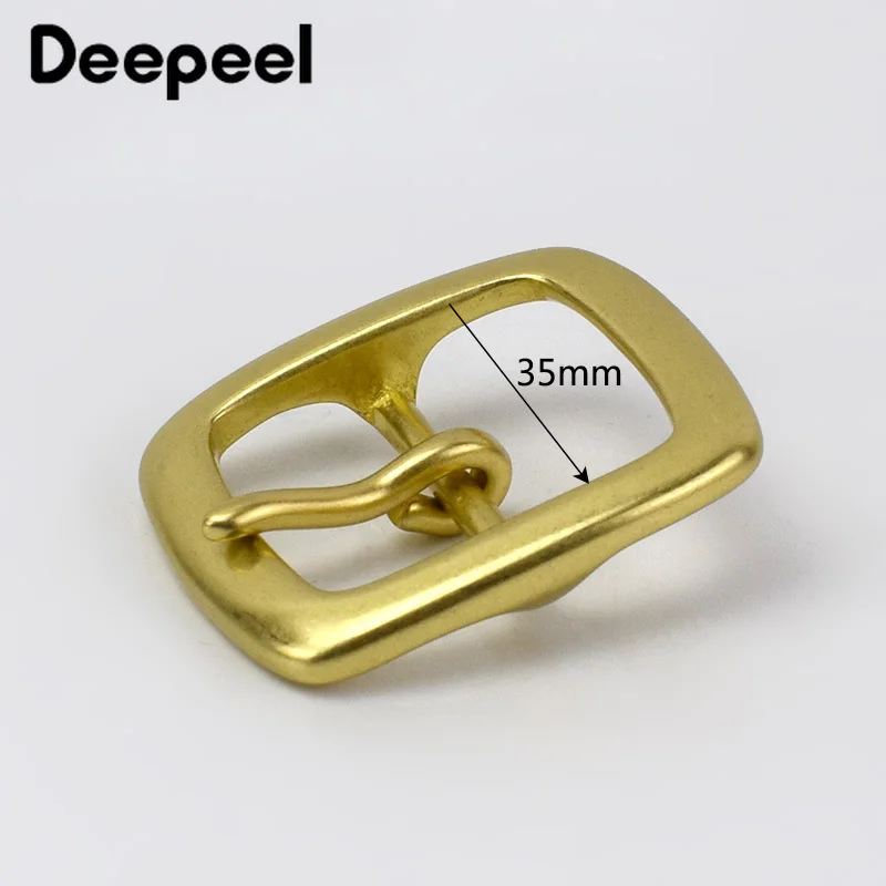 Deepeel 1 шт. 35 мм чистая медь латунь пряжка ремень головка для 33 34 пояс сделай сам