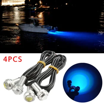 

4pcs Daytime running lights Boat light Accessories Waterproof Underwater