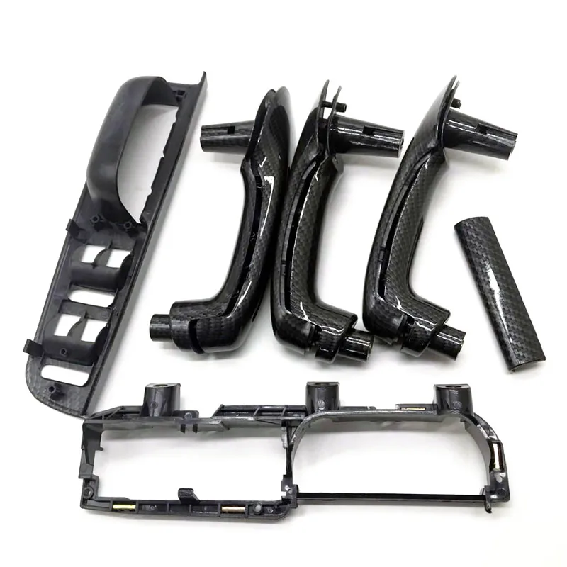 5 teile/satz Carbon Look Auto Innentürgriffe + Fensterheber Schalter  Abdeckrahmen Set Für VW Für Jetta Golf Bora MK4 1999-2004 1J0 867171A 1J4  867179A 1J0 867172A 1J4867180A 3B1867171E Manta