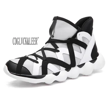 

Breathable shoes for man anti-odor white shoes men lace-up running shoes men mesh baskets homme casual shoe trainers men