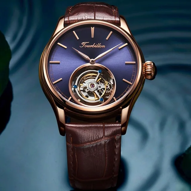 Настоящие часы с турбийоном, мужские механические часы со скелетом, сапфировые мужские часы, Топ бренд, роскошные часы для мужчин, Relogio Masculino - Цвет: I