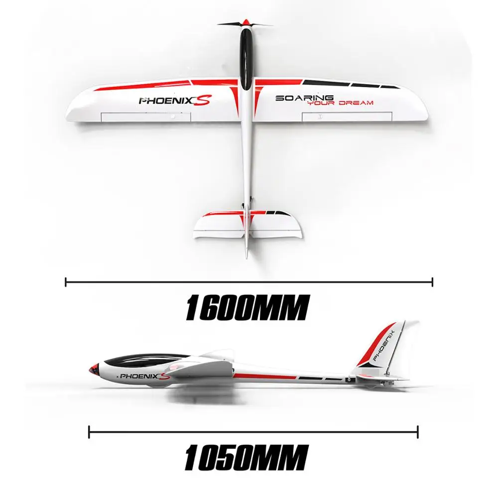 Volantex RC 1600mm Wingspan EPO RC Airplane Glider 742-7  phoenix S  phoenix 1600  Model plane--KIT or  PNP Version or RTF SET 5