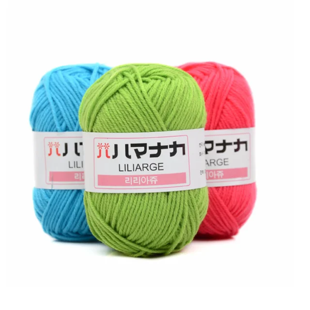 1pc=100g Colorful Thick Yarn Worsted Crochet Yarn Thick Cotton Yarn For  Knitting Sweater Scarf Yarn