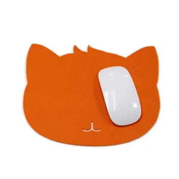 

1pc Cat Shape Felt Computer Laptop Mousepad Gaming Mouse Mat Game Mousemat Pad Desk Mousepad