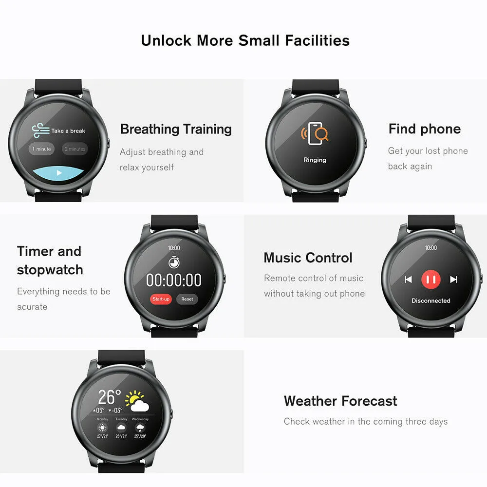 12 Sports Modes LS05 Smart Watch BlueTooth 5.0