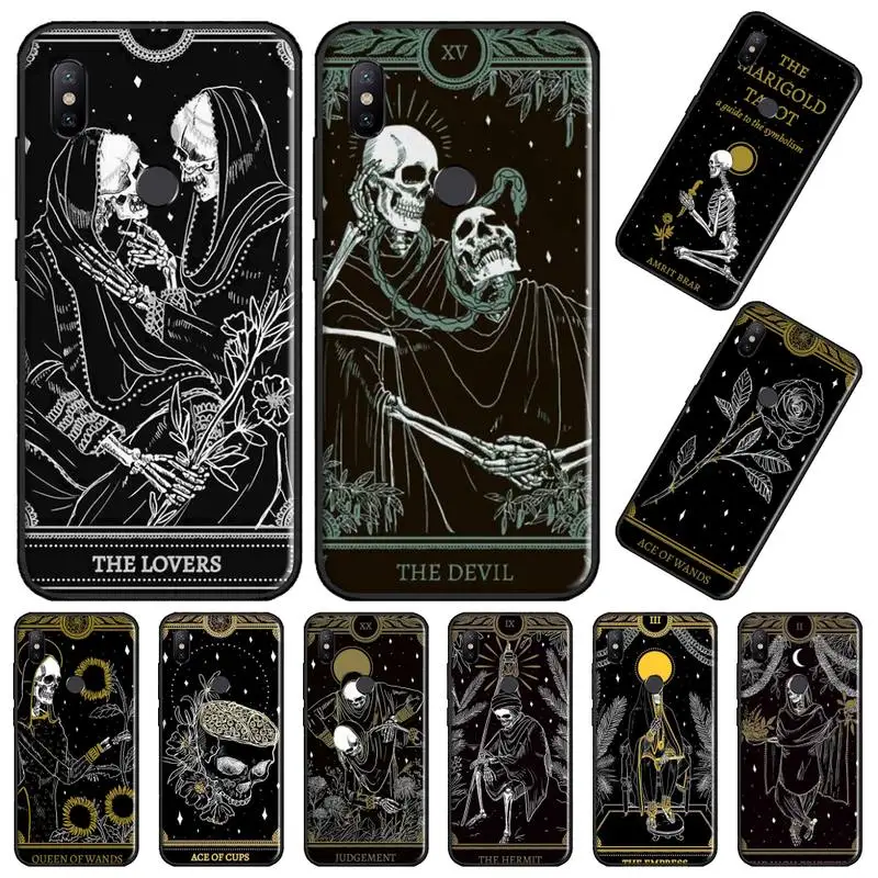 

Witches moon Tarot Mystery totem Phone Case For xiaomi Redmi 5 5A plus 7A 8 note 2 3 4 5 5A 6 7 GO K20 A2