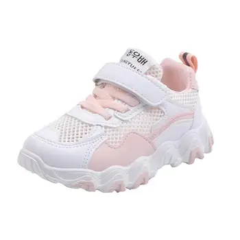 

Summer New Baby Sneakers Fashion Children Flat Shoes Infant Kids Girls Boys Solid Stretch Mesh Sport Running Sneakers Sandals