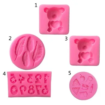 

French Fries Cat Feather Pendant Silicone Resin Mold Epoxy Resin Jewelry Making