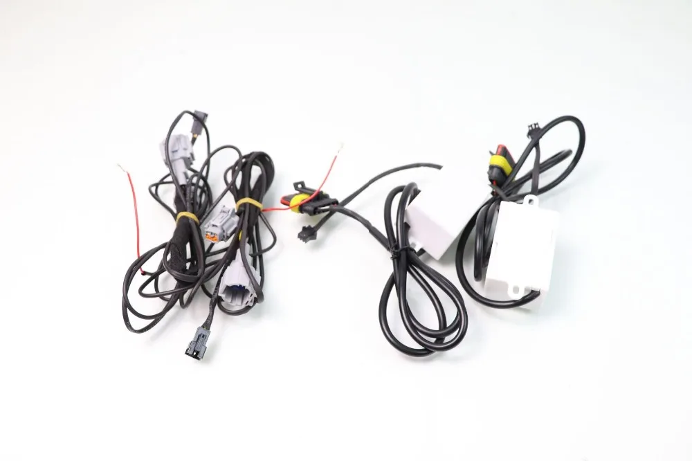 JanDeNing 2 шт. светодиодный DRL указатель поворота сигнальные дневные ходовые Противотуманные фары подходят для Nissan Patrol