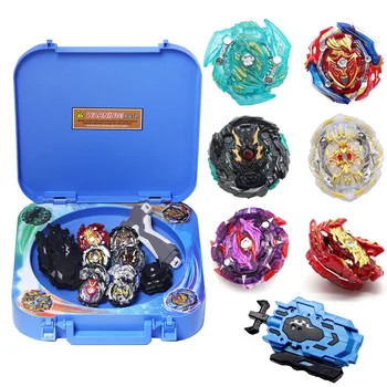 

takara tomy Split b-153 Arena Bayblade Set Metal Fusion Combat Gyro 4D with 4 Launchers, Can Rotate Upper Blade Toy