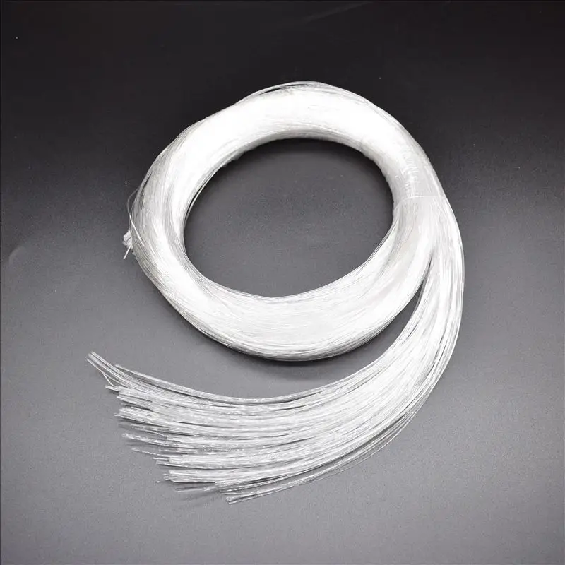 Vente chaude 1 ~ 5 mètres 0.75mm extrémité luminescente PMMA Fiber plastique câble optique lumineux pour tout type de moteur lumineux LED effet de ciel décoratif