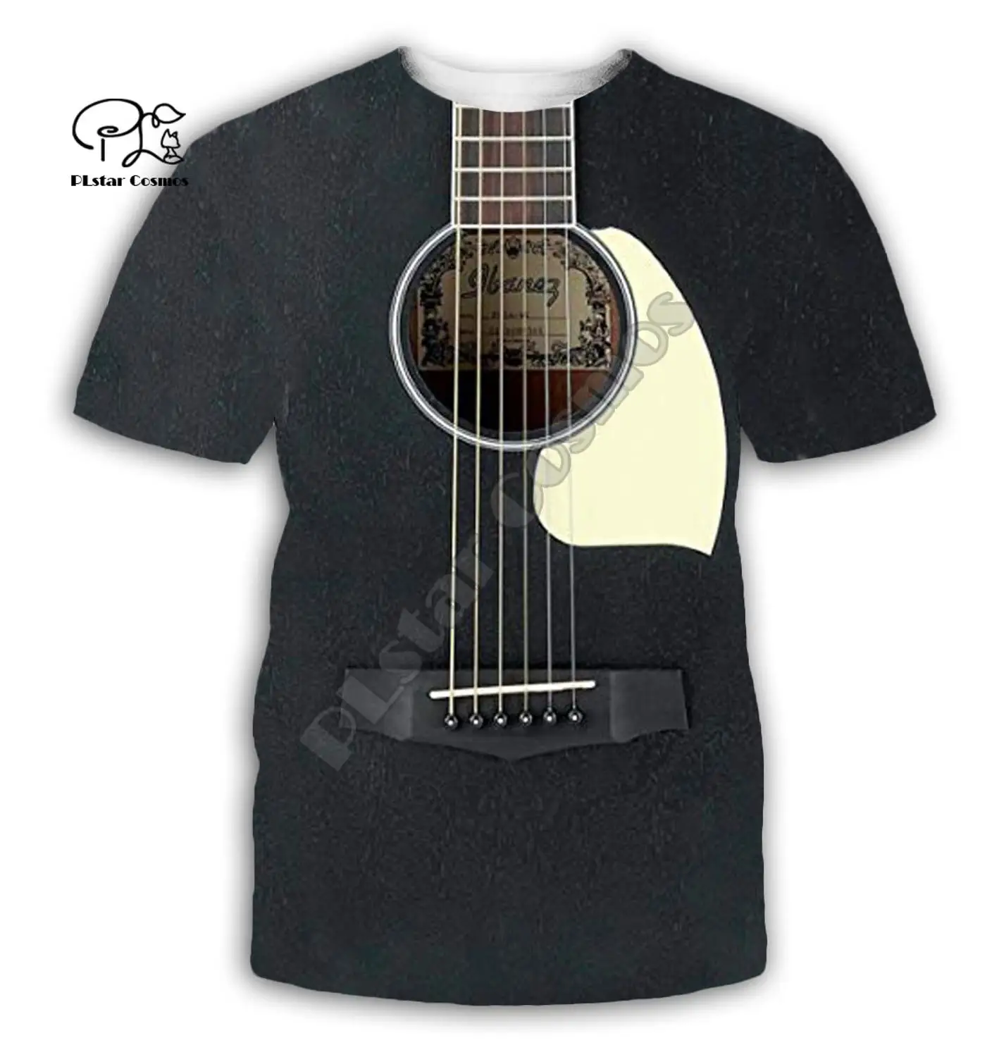 

Guitar art Musical instrument 3D full printing fashion t shirt Unisex hip hop style tshirt streetwear casual summer style-4