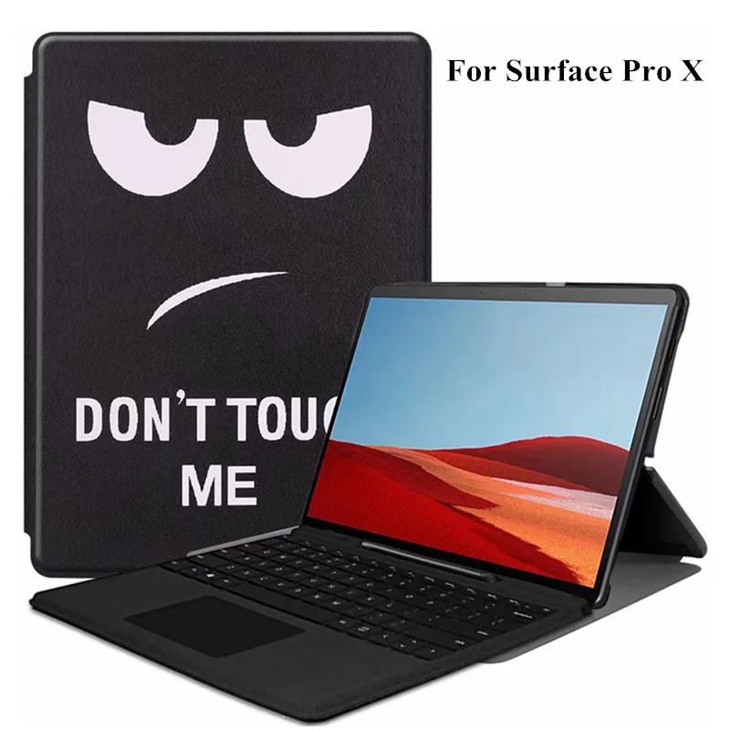 Чехол для планшета MicroSoft Surface Pro X 2019 13 дюймов искусственная кожа складной чехол