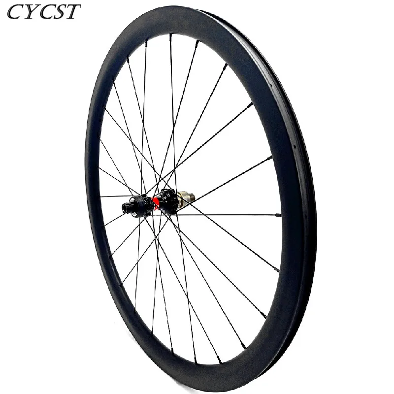 

Carbon road disc rear wheel 700c 38/50/60mm Clincher road disc wheelset NOVATEC D412SB 142x12mm Central lock carbon wheels