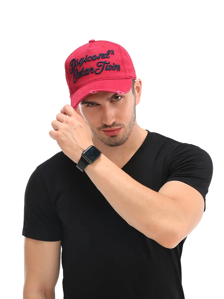 Cotton Baseball Caps DSQ Letters High Quality Men Women Cap Custom Design ICON Logo Bonnet Homme Hat Black | Аксессуары для одежды