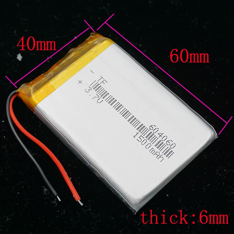 XINJ 10 шт. 3,7 в 1500 мАч литий-полимерная батарея Li po li ion cell 604060 для gps Sat Nav DIY игрушечная камера электронная книга телефон PS4 psp