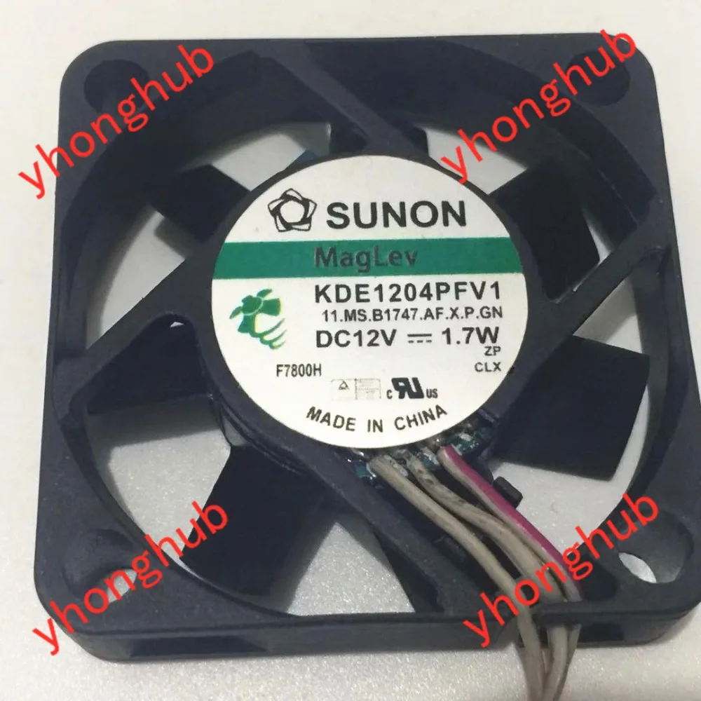 SUNON KDE1204PFV1 11. MS. B1747.AF. X. P. GN Вентилятор охлаждения сервера DC 12 В 1,7 Вт 40x40x10 мм