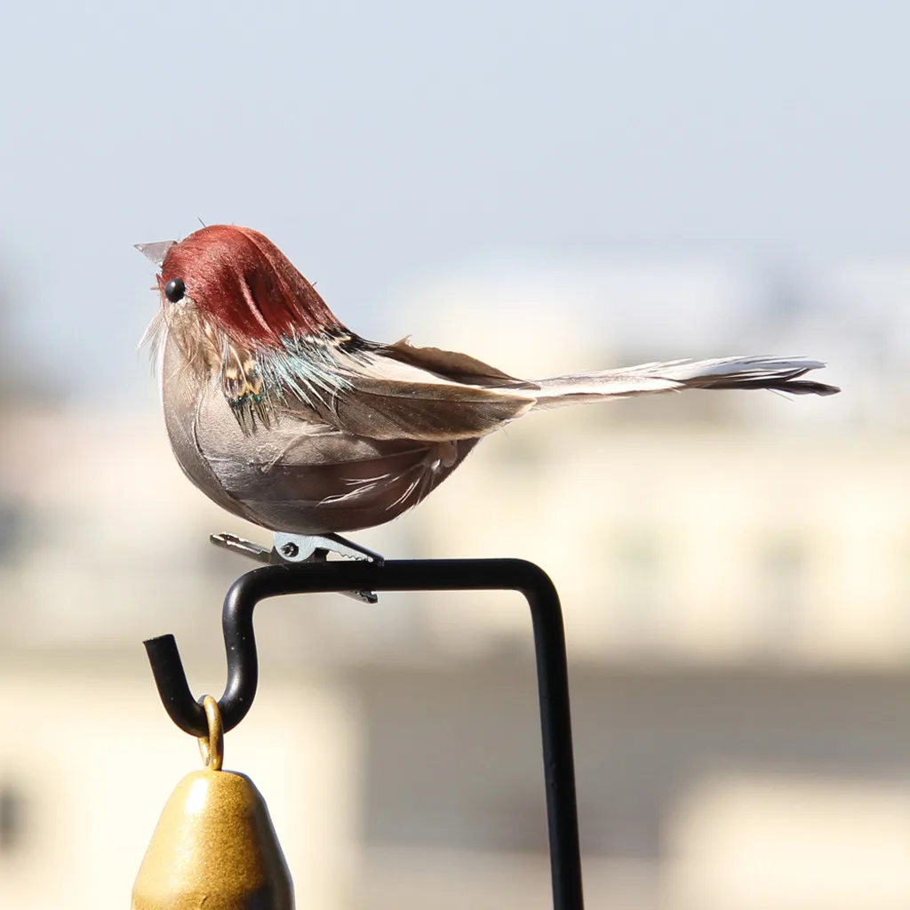 12 шт./компл. птицы искусственный перо пена Doves Свадебный декор место орнамент домашнее искусственное украшение для сада перо птицы