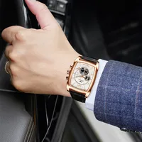 ONOLA – montre à quartz en acier inoxydable pour hommes, nouvelle mode business, luxe, marque supérieure, en cuir, 2021 6