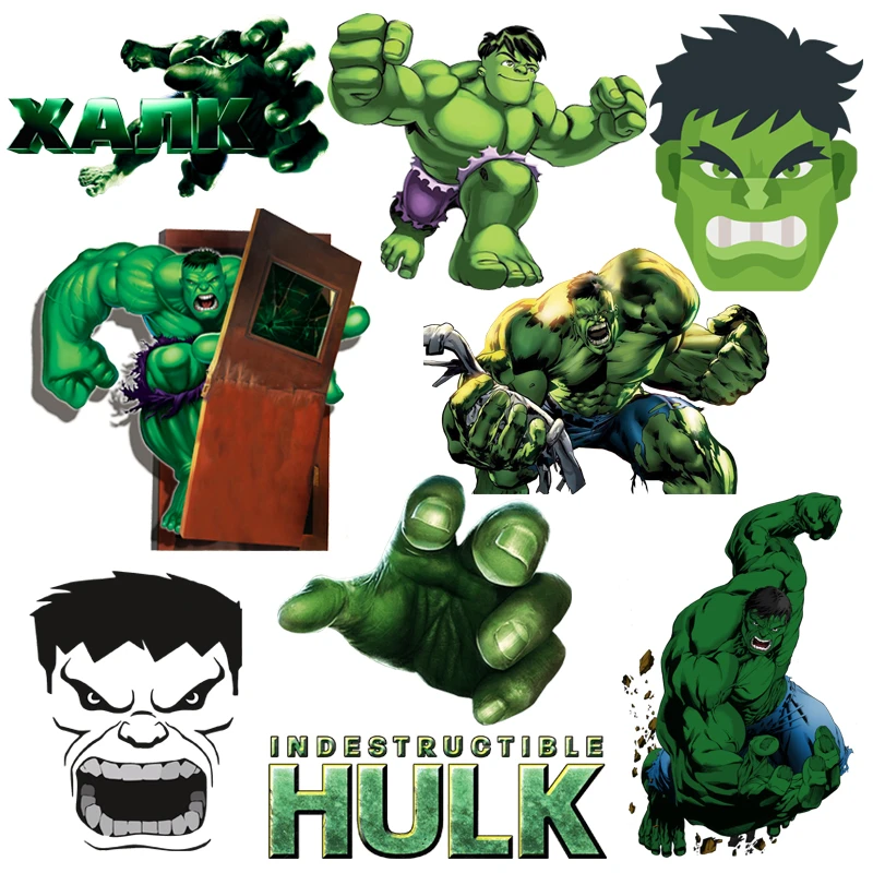 Marvel – patch de repassage de vêtements pour garçon Hulk, autocollants de  repassage de vêtements de dessin animé, DIY bricolage, Patch de super héros  lavable appliqué sur vêtements | AliExpress