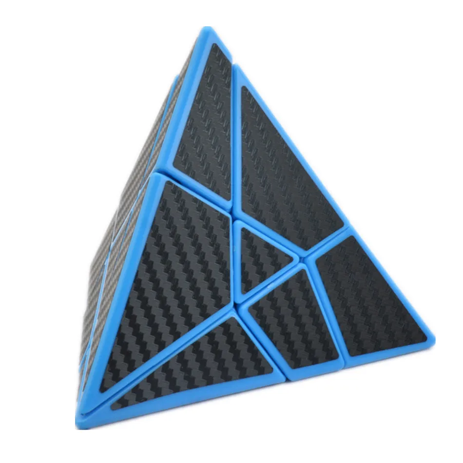 Lefun Ghost 3x3 Пирамида куб Ghostpyramid Магическая скоростная головоломка углеродное волокно профессиональные Развивающие игрушки для детей Cubo Magico