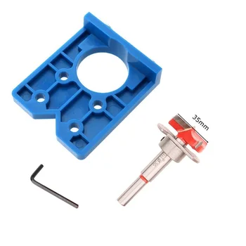 

Concealed Hinge Locator Hole Puncher Drilling Bits Jig 35mm Positioning
