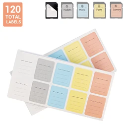 Étiquettes autocollantes pour carte mémoire SD, carte SD SDHC SDXC XQD CF CFexpress de Type B, lecteur Flash USB amovible, 120 unités 