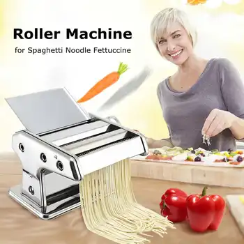 

Noodle Maker Machine Manual Pasta Maker Noodle Press Cutter Machine 7 Thickness Settings Fresh Macaroni Lasagna Noodle Roll DIY