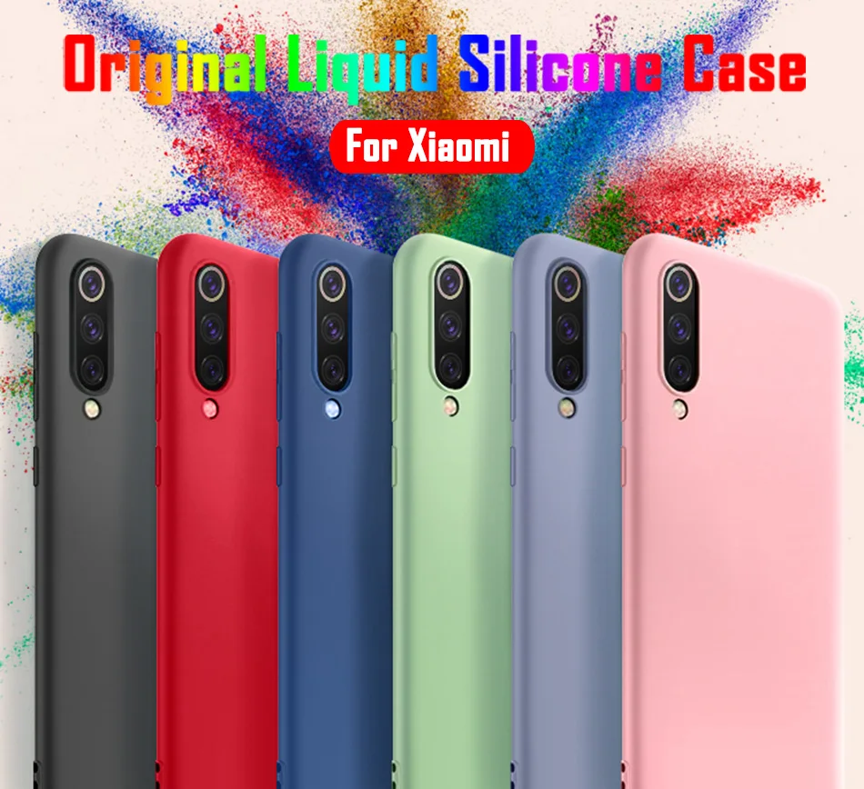 Жидкий силиконовый чехол для спортивной камеры Xiao mi Red mi Note 8 7 K20 5 6 iPad Pro 6A 7A mi обратите внимание; размеры 9 и 10 9 8 SE A2 Lite A1 5X 6X mi x 2 2S 3 S крышка