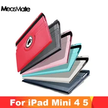 Вращающийся на 360 градусов чехол из искусственной кожи для Ipad Mini 5/4, умный чехол, автоматическая Подставка для Ipad Mini 4/5, кожаный чехол