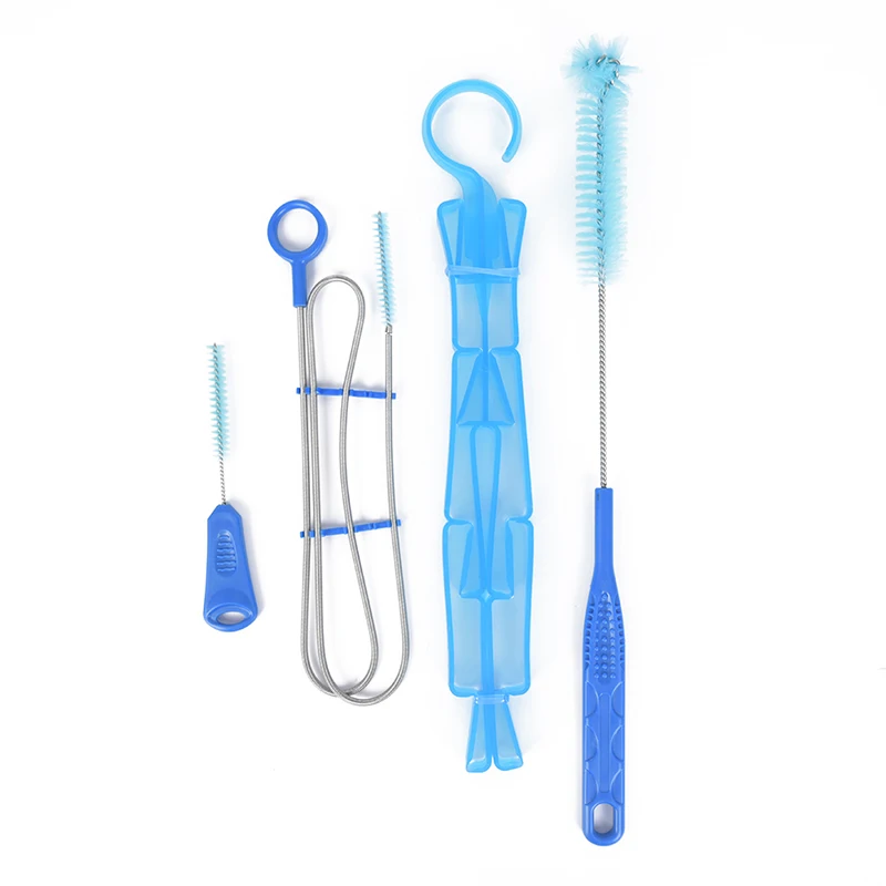 4pcs/set Water Hydration Bladder Tube Cleaner Brushes Tube Cleaning Kit Water Bladder Bag Cleaning Tube Hose Sucker Brushes