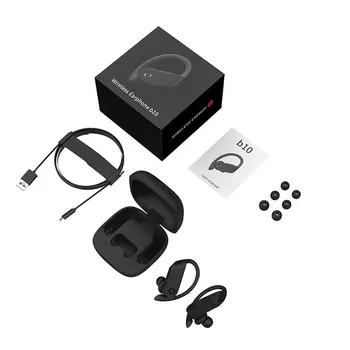 

B10 TWS Wireless Bluetooth Earphone Sports Headset earbuds Waterproof headphones with Wireless Charging Box PK I9000 TWS