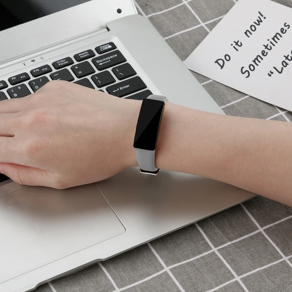 Горячая Высокое качество Замена кожаный браслет ремешок для Fitbit Inspire/Inspire HR