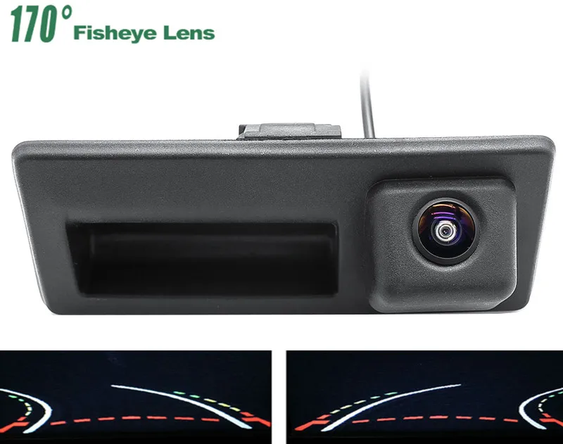 

Trajectory Tracks 1080P Trunk handle Car Rear View Camera For Audi A4 S4 A6 Volkswagen Golf 5 6 Passat B6 B7 sharan polo EOS